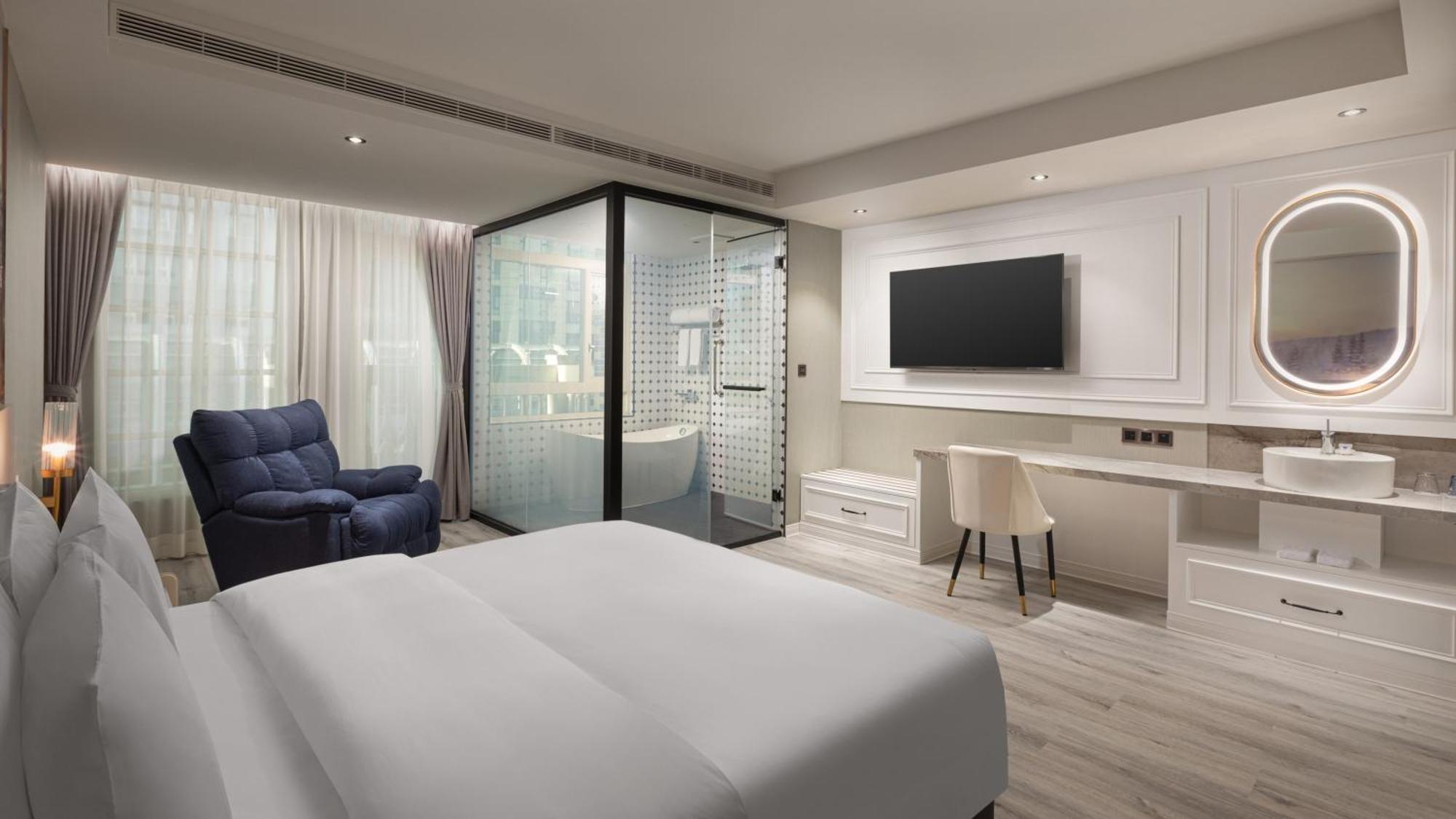Tryp By Wyndham New Taipei Linkou 新北林口爵怡溫德姆酒店機場捷運mrta9林口站 Ngoại thất bức ảnh